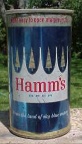 A Hamm's Beer Flat Top can, circa 1953.